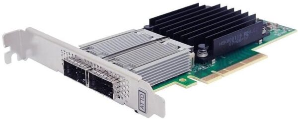 Dual SFP Network Adapter Front View