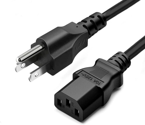 3 NEMA 5-15P to IEC C12 Power Cable