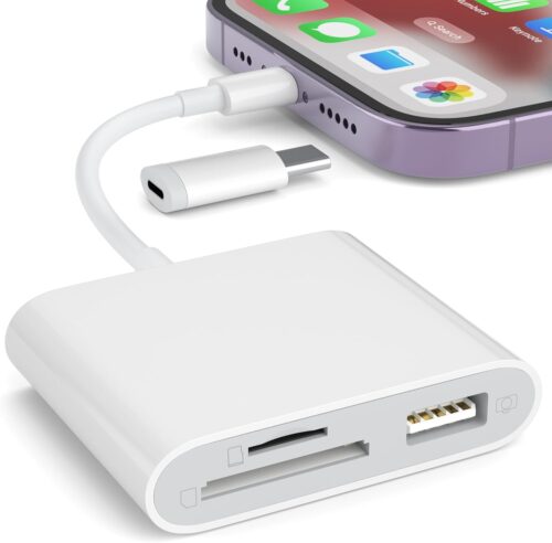 Lightning SD Card Camera Reader Adapter