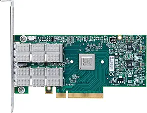 Dual SFP Network Adapter Rear View